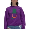 thumbnail image 1 of Women's Word Art Crewneck Sweatshirt - Leprechaun, 1 of 2