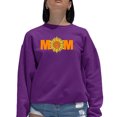 thumbnail image 1 of Women's Word Art Crewneck Sweatshirt - Mom Sunflower, 1 of 2