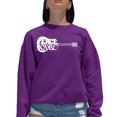 thumbnail image 1 of Women's Word Art Crewneck Sweatshirt - Peace Love Country, 1 of 2