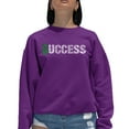 thumbnail image 1 of Women's Word Art Crewneck Sweatshirt - Success, 1 of 2