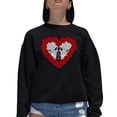 thumbnail image 1 of Women's Word Art Crewneck Sweatshirt - Til Death Do Us Part, 1 of 2