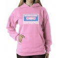 thumbnail image 1 of Women's Word Art Hooded Sweatshirt - 80s One Hit Wonders, 1 of 2