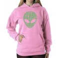 thumbnail image 1 of Women's Word Art Hooded Sweatshirt - Beware of Humans, 1 of 2