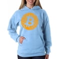 thumbnail image 1 of Women's Word Art Hooded Sweatshirt -Bitcoin, 1 of 2