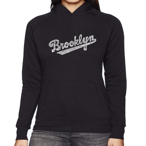 Women's Word Art Hooded Sweatshirt - Brooklyn Neighborhoods