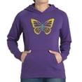 thumbnail image 1 of Women's Word Art Hooded Sweatshirt - Butterfly, 1 of 2
