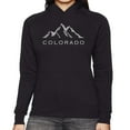 thumbnail image 1 of Women's Word Art Hooded Sweatshirt - Colorado Ski Towns, 1 of 2