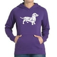 thumbnail image 1 of Women's Word Art Hooded Sweatshirt - Dachshund, 1 of 2