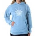 thumbnail image 1 of Women's Word Art Hooded Sweatshirt - Freedom Skull, 1 of 2