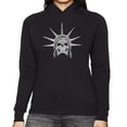 thumbnail image 1 of Women's Word Art Hooded Sweatshirt - Freedom Skull, 1 of 2