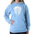thumbnail image 1 of Women's Word Art Hooded Sweatshirt - Guitar Pick, 1 of 2