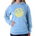 thumbnail image 1 of Women's Word Art Hooded Sweatshirt - Halloween Bats, 1 of 2