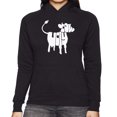 thumbnail image 1 of Women's Word Art Hooded Sweatshirt - Holy Cow, 1 of 2