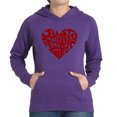 thumbnail image 1 of Women's Word Art Hooded Sweatshirt - Just a Small Town Girl, 1 of 2