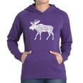 thumbnail image 1 of Women's Word Art Hooded Sweatshirt - Moose, 1 of 2