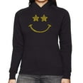 thumbnail image 1 of Women's Word Art Hooded Sweatshirt - Rockstar Smiley, 1 of 2