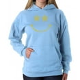 thumbnail image 1 of Women's Word Art Hooded Sweatshirt - Rockstar Smiley, 1 of 2