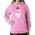 thumbnail image 1 of Women's Word Art Hooded Sweatshirt - Santa Claus, 1 of 2