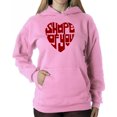 thumbnail image 1 of Women's Word Art Hooded Sweatshirt - Shape of You, 1 of 2