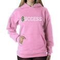 thumbnail image 1 of Women's Word Art Hooded Sweatshirt - Success, 1 of 2