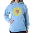 thumbnail image 1 of Women's Word Art Hooded Sweatshirt - Sunflower, 1 of 2