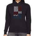 thumbnail image 1 of Women's Word Art Hooded Sweatshirt - Support our Troops, 1 of 2