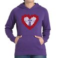 thumbnail image 1 of Women's Word Art Hooded Sweatshirt - Til Death Do Us Part, 1 of 2