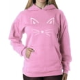 thumbnail image 1 of Women's Word Art Hooded Sweatshirt - Whiskers, 1 of 2