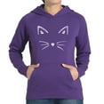 thumbnail image 1 of Women's Word Art Hooded Sweatshirt - Whiskers, 1 of 2