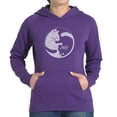 thumbnail image 1 of Women's Word Art Hooded Sweatshirt - Yin Yang Cat, 1 of 2