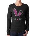 thumbnail image 1 of Women's Word Art Long Sleeve T-Shirt - Bunny Ears, 1 of 2