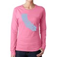 thumbnail image 1 of Women's Word Art Long Sleeve T-Shirt - California Hearts, 1 of 2