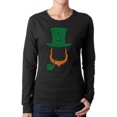 thumbnail image 1 of Women's Word Art Long Sleeve T-Shirt - Leprechaun, 1 of 2