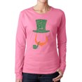 thumbnail image 1 of Women's Word Art Long Sleeve T-Shirt - Leprechaun, 1 of 2