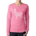 thumbnail image 1 of Women's Word Art Long Sleeve T-Shirt - Llama Mama, 1 of 2