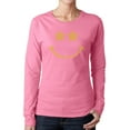 thumbnail image 1 of Women's Word Art Long Sleeve T-Shirt - Rockstar Smiley, 1 of 2