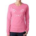 thumbnail image 1 of Women's Word Art Long Sleeve T-Shirt - Whiskers, 1 of 2
