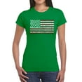 thumbnail image 1 of Women's Word Art T-Shirt - 50 States USA Flag, 1 of 2