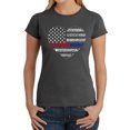 thumbnail image 1 of Women's Word Art T-Shirt - American Woman, 1 of 2