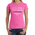 thumbnail image 1 of Women's Word Art T-Shirt - American Woman, 1 of 2