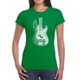 thumbnail image 1 of Women's Word Art T-Shirt - Bass Guitar, 1 of 2