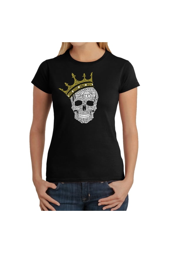 Women's Word Art T-Shirt - Brooklyn Crown