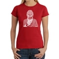 thumbnail image 1 of Women's Word Art T-Shirt - Buddha, 1 of 2