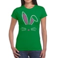 thumbnail image 1 of Women's Word Art T-Shirt - Bunny Ears, 1 of 2