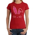 thumbnail image 1 of Women's Word Art T-Shirt - Bunny Ears, 1 of 2