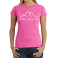 thumbnail image 1 of Women's Word Art T-Shirt - Colorado Ski Towns, 1 of 2
