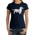 thumbnail image 1 of Women's Word Art T-Shirt - Dachshund, 1 of 2