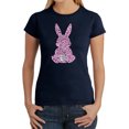 thumbnail image 1 of Women's Word Art T-Shirt - Easter Bunny, 1 of 2