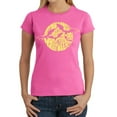 thumbnail image 1 of Women's Word Art T-Shirt - Halloween Bats, 1 of 2