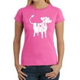 thumbnail image 1 of Women's Word Art T-Shirt - Holy Cow, 1 of 2